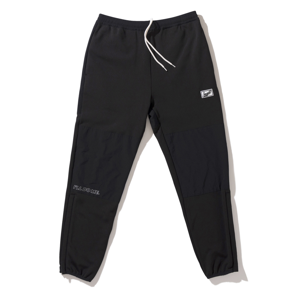 [MTCŶ]LEGIT t[XpcyLUSTER FLEECE PANTSzBLACK@2402-2005