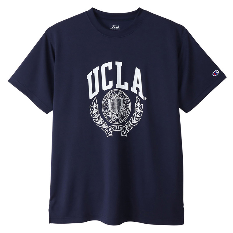 チャンピオン UCLA ショートスリーブTシャツ【C3-XB365 370】ネイビー│バスケ用品専門店 BB KONG オンラインストア
